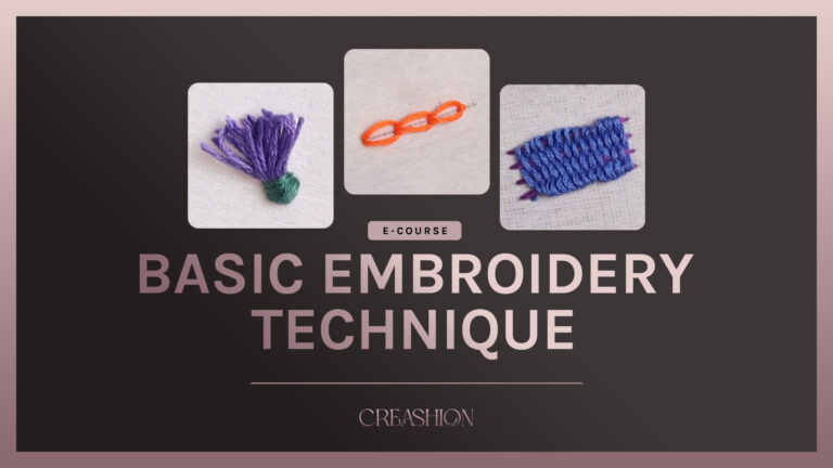 Basic Embroidery Technique – 50 Teknik Dasar Menyulam untuk Pemula