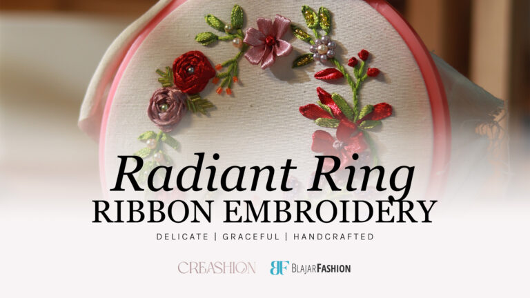Ribbon Embroidery – Radiant Ring