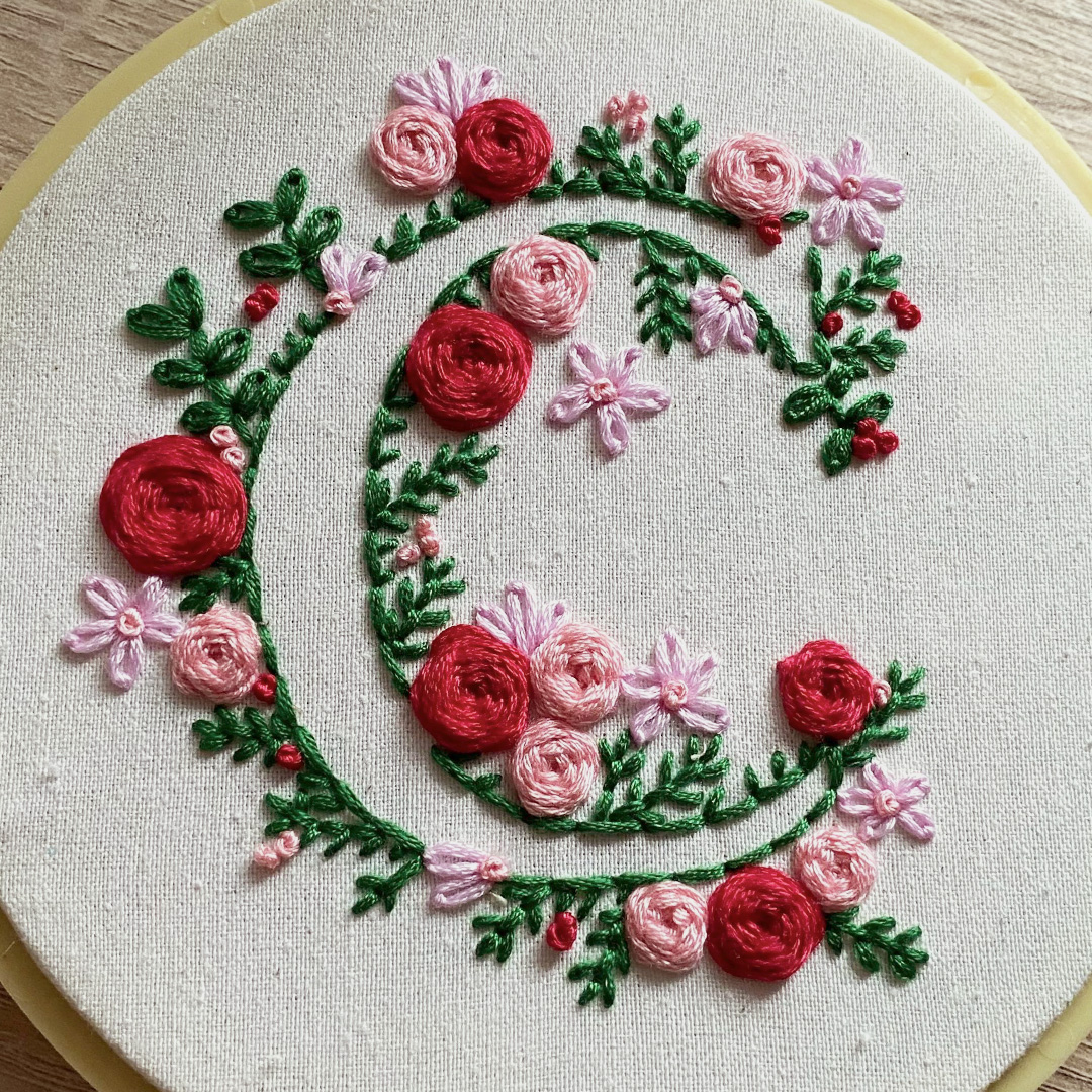 Monogram Garden – 3D Embroidery