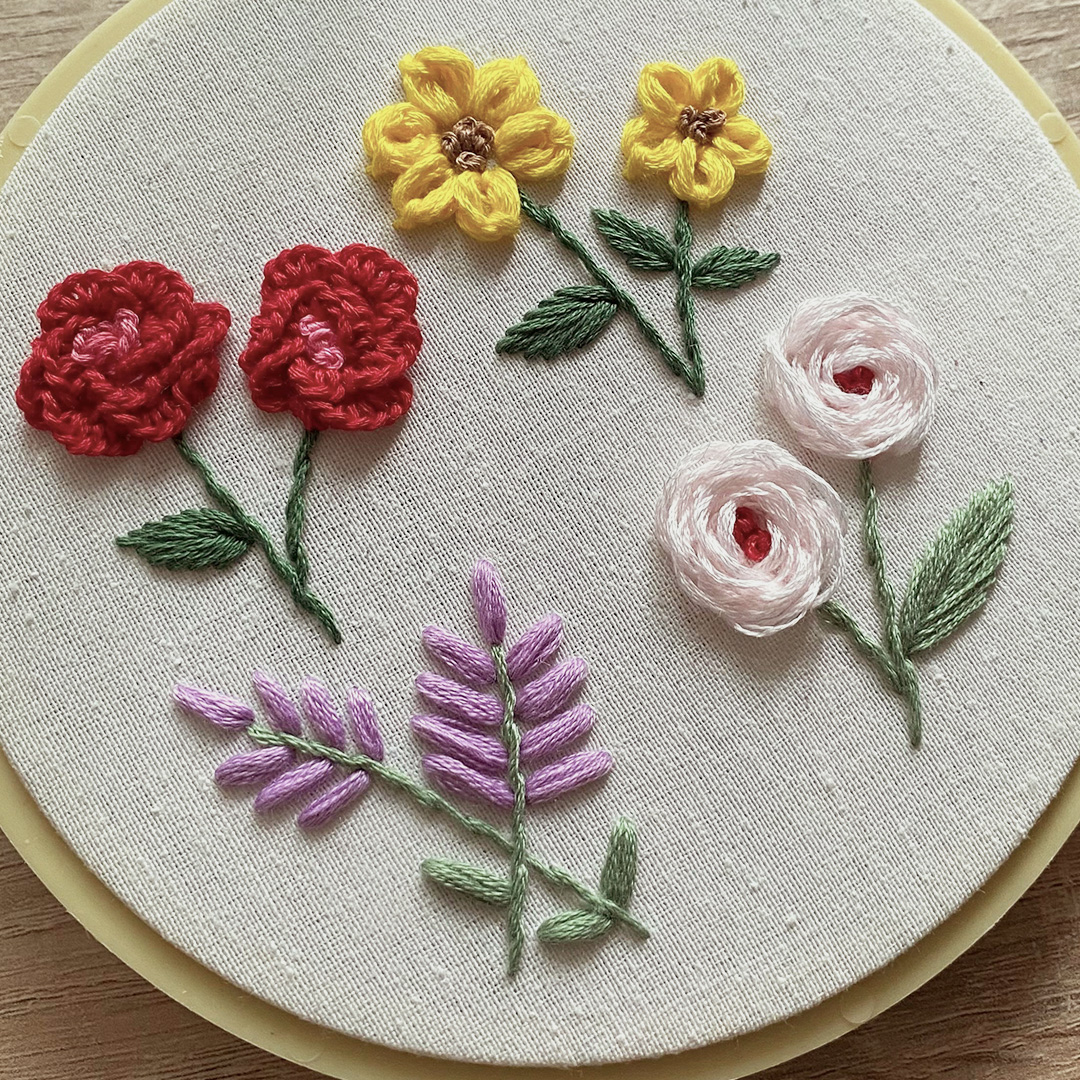 Monogram Garden Embroidery